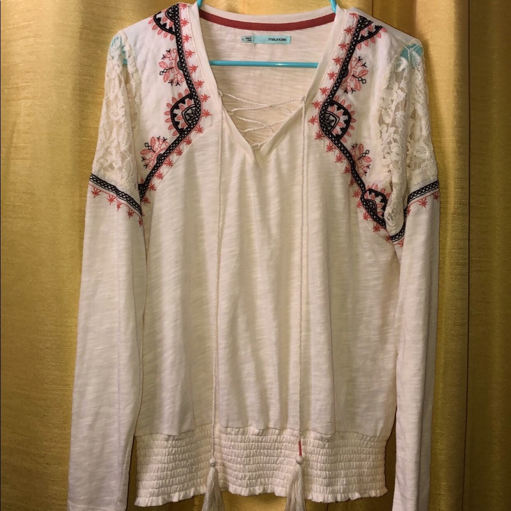 long sleeved, blouse